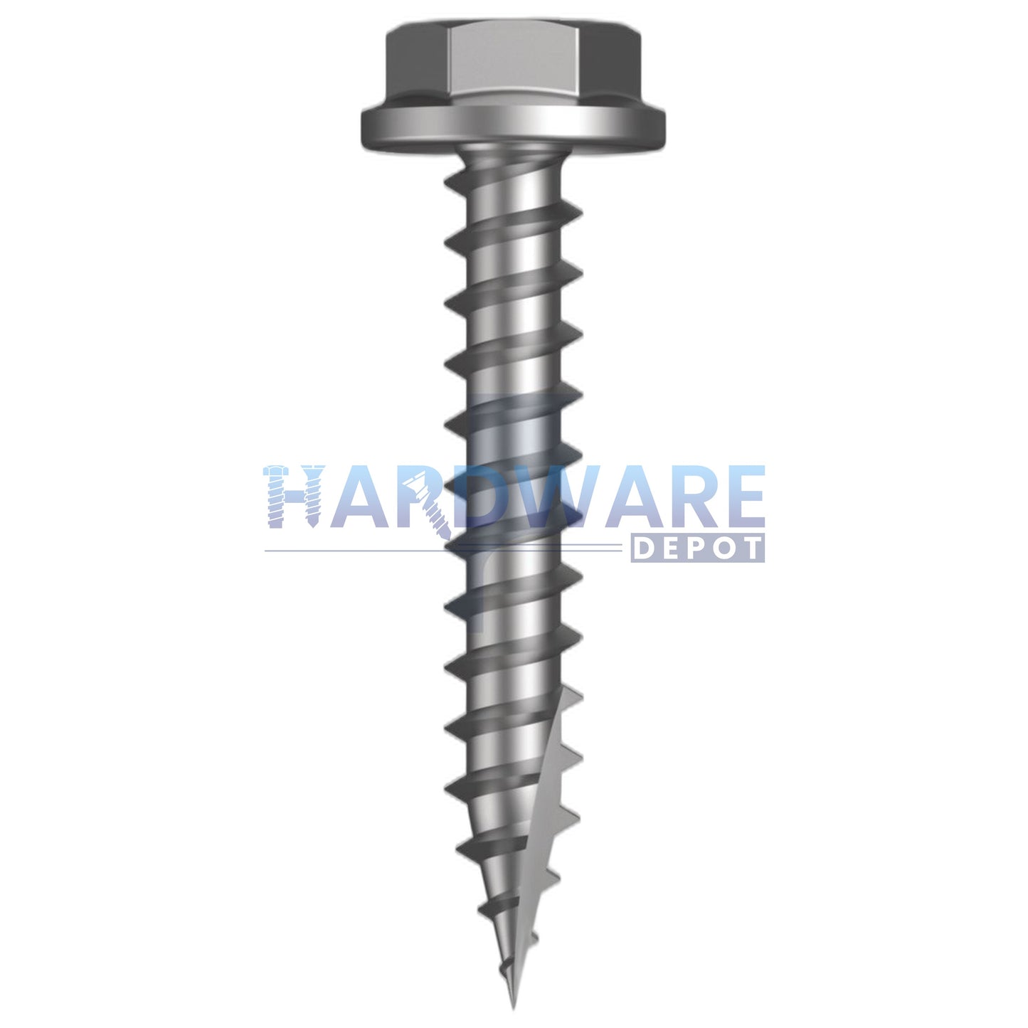 10g X 30mm T17 Hex Flange Roofing Screw Galvanised C4 External Hex 1000 Pack
