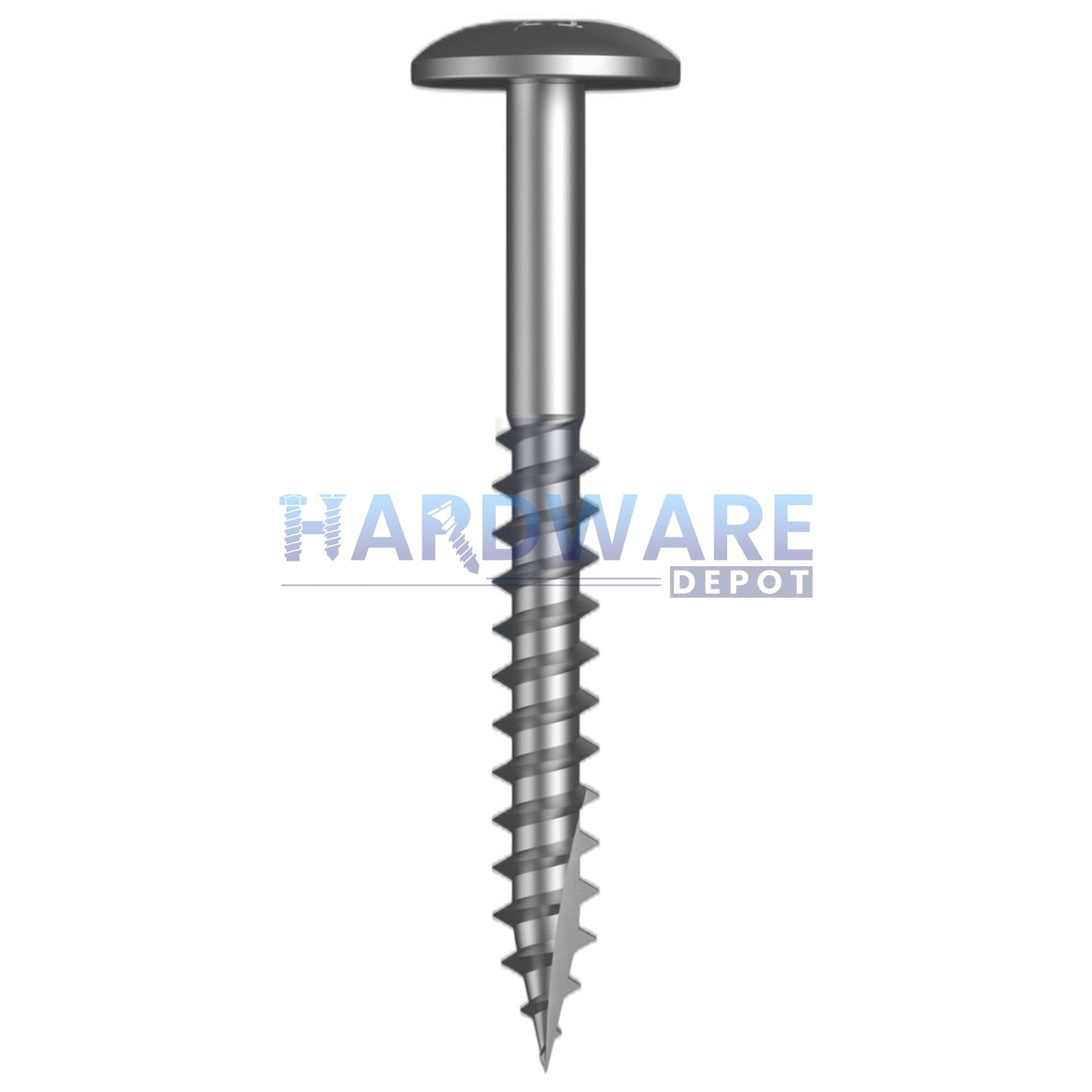 10g X 44mm T17 Button Screw SS316 Square Drive 1000 Pack