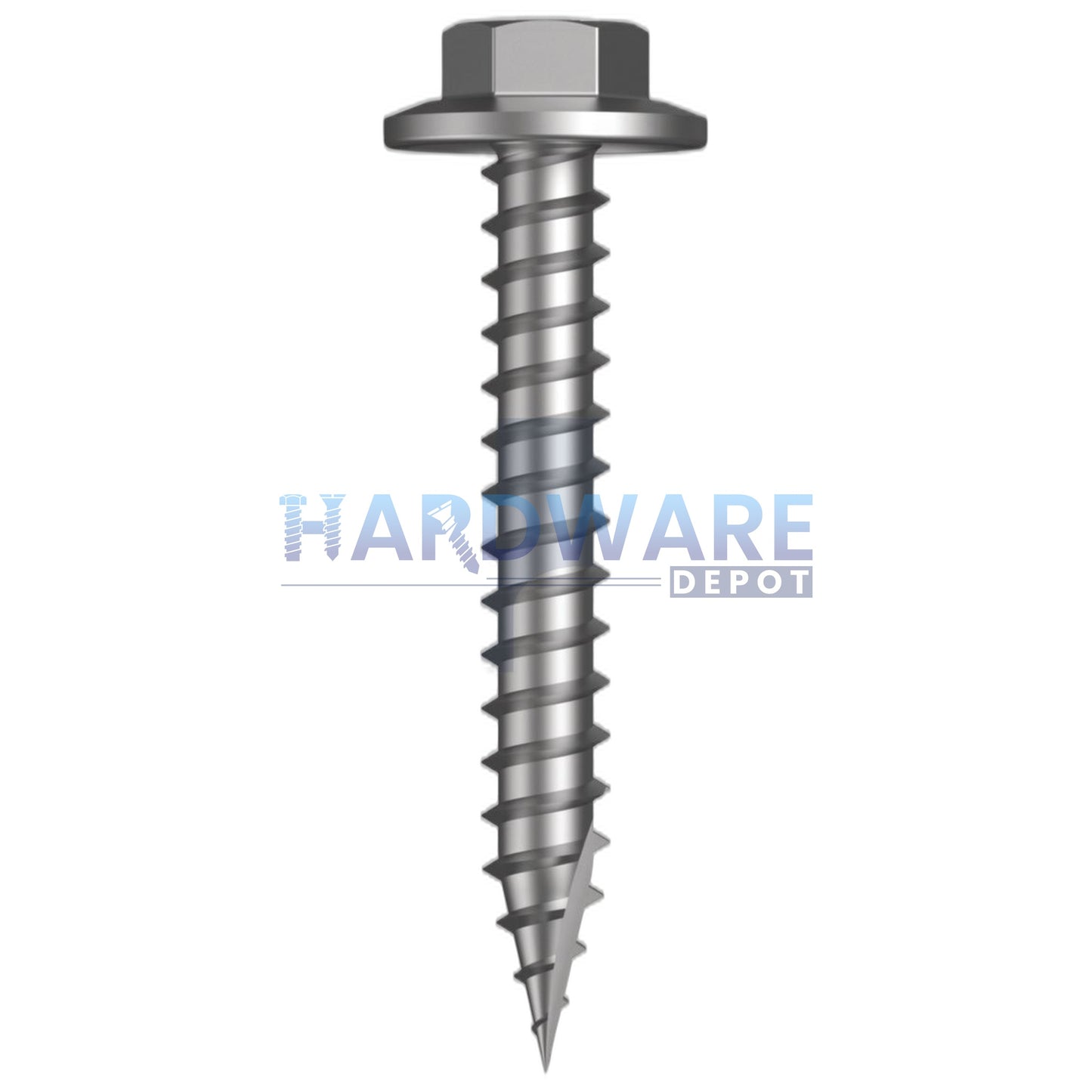 12g X 40mm T17 Hex Flange Roofing Screw Galvanised C4 External Hex 1000 Pack