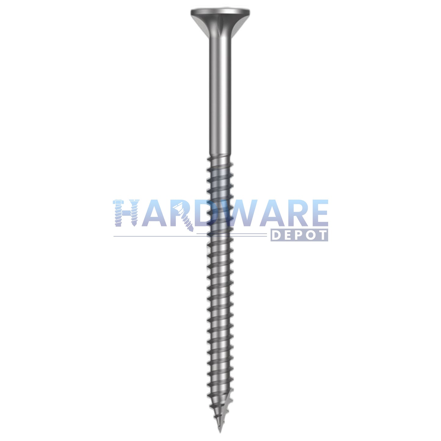 14g X 100mm T17 Bugle Ribbed Batten Screw SS316 Internal Hex 250 Pack