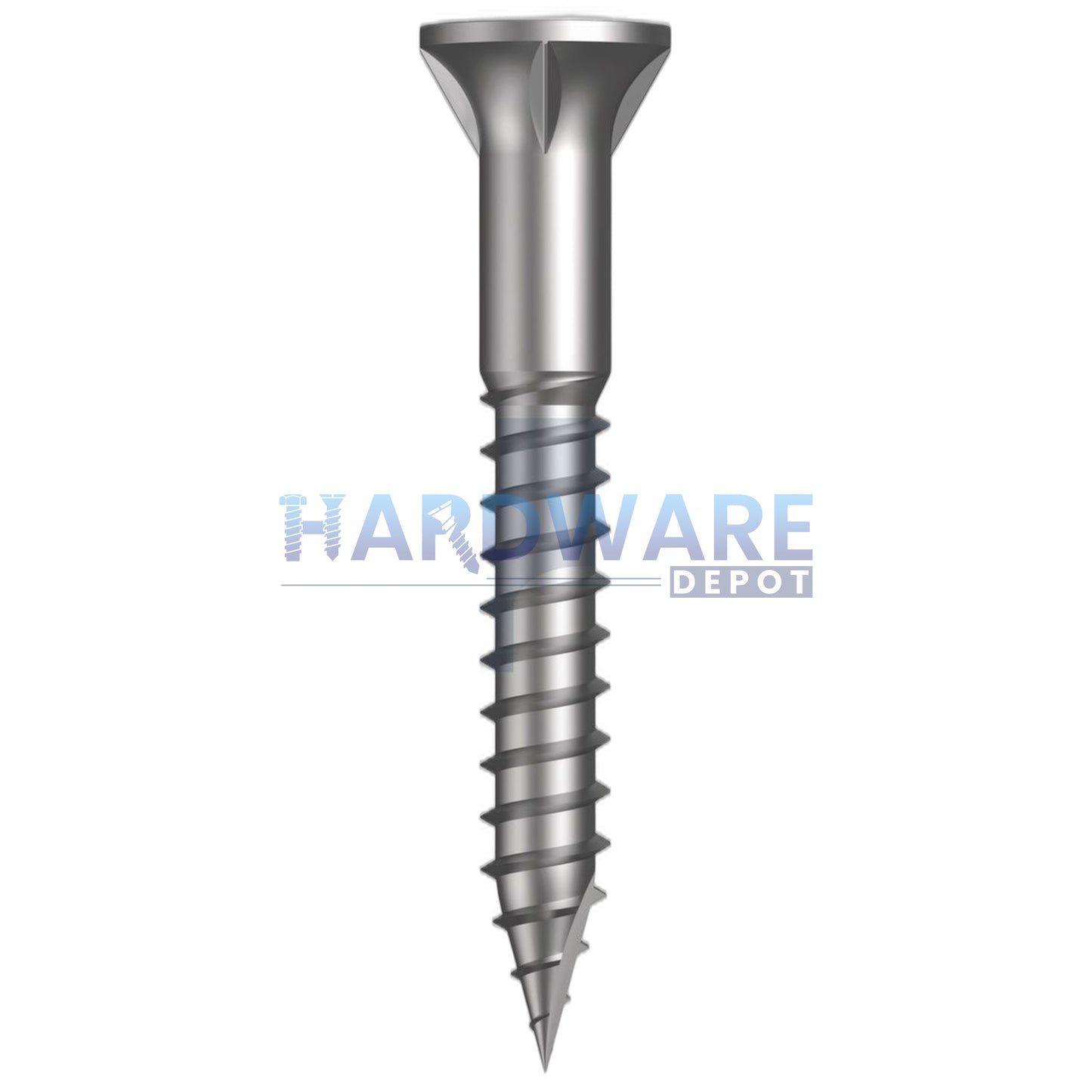 14g X 50mm T17 Bugle Ribbed Batten Screw SS316 Square Drive 100 Pack