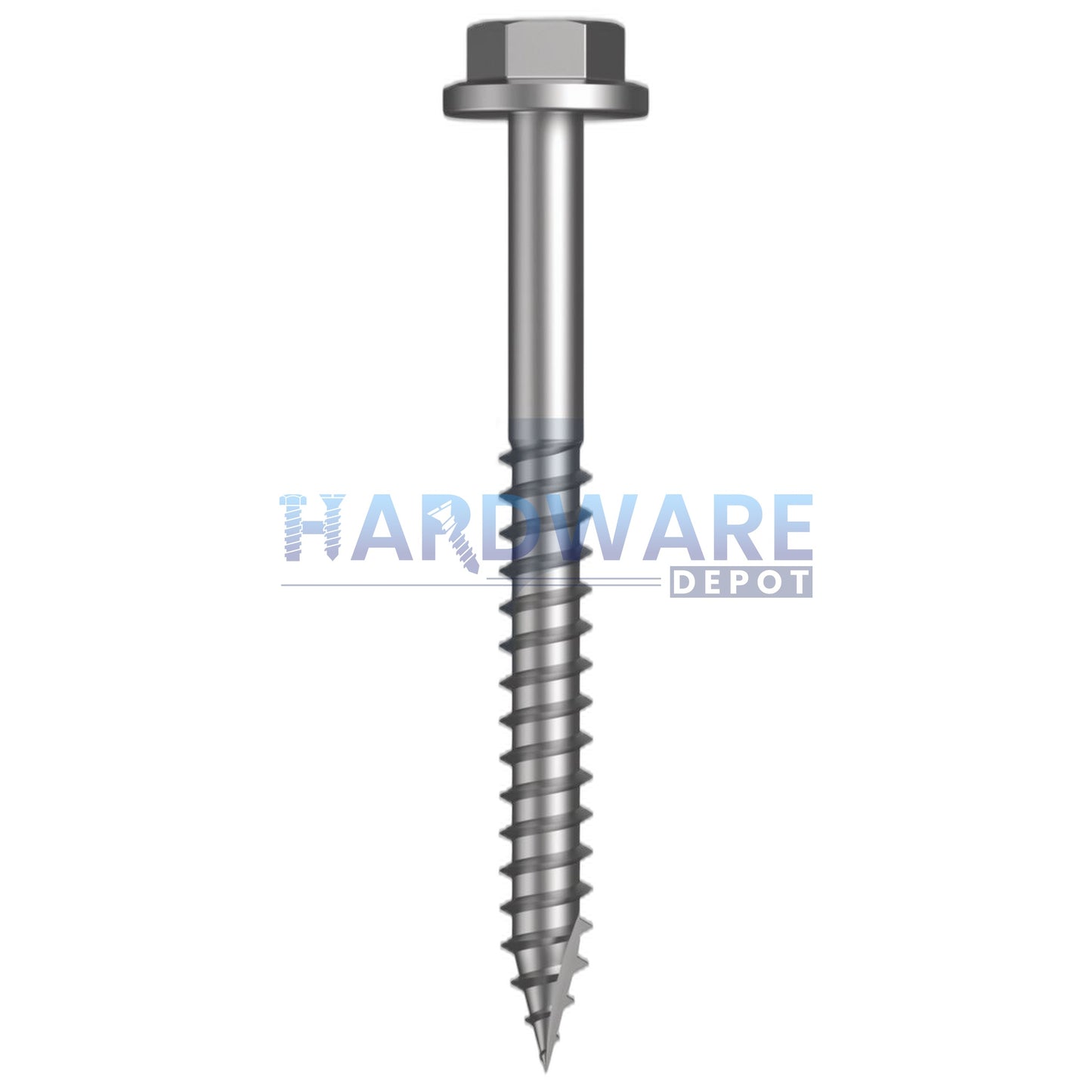 14g X 65mm T17 Hex Flange Roofing Screw SS316 External Hex Drive 500 Pack
