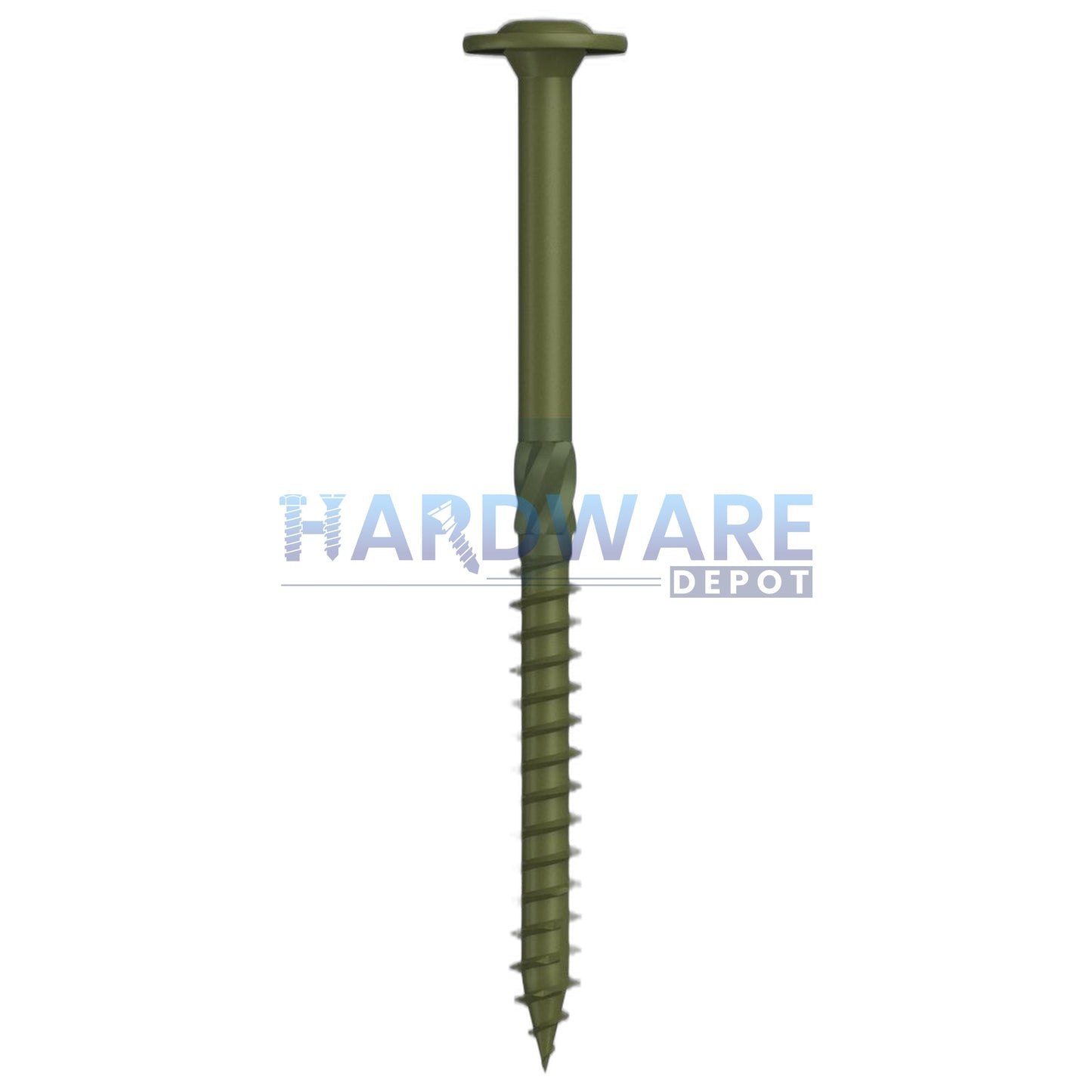 16g X 100mm T17 Large Washer Button Screw Treated Pine External Hex Drive 250 Pack