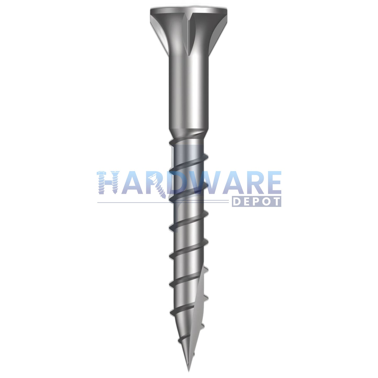 6g X 32mm T17 Bugle Ribbed Batten Screw SS316 Square Drive 100 Pack