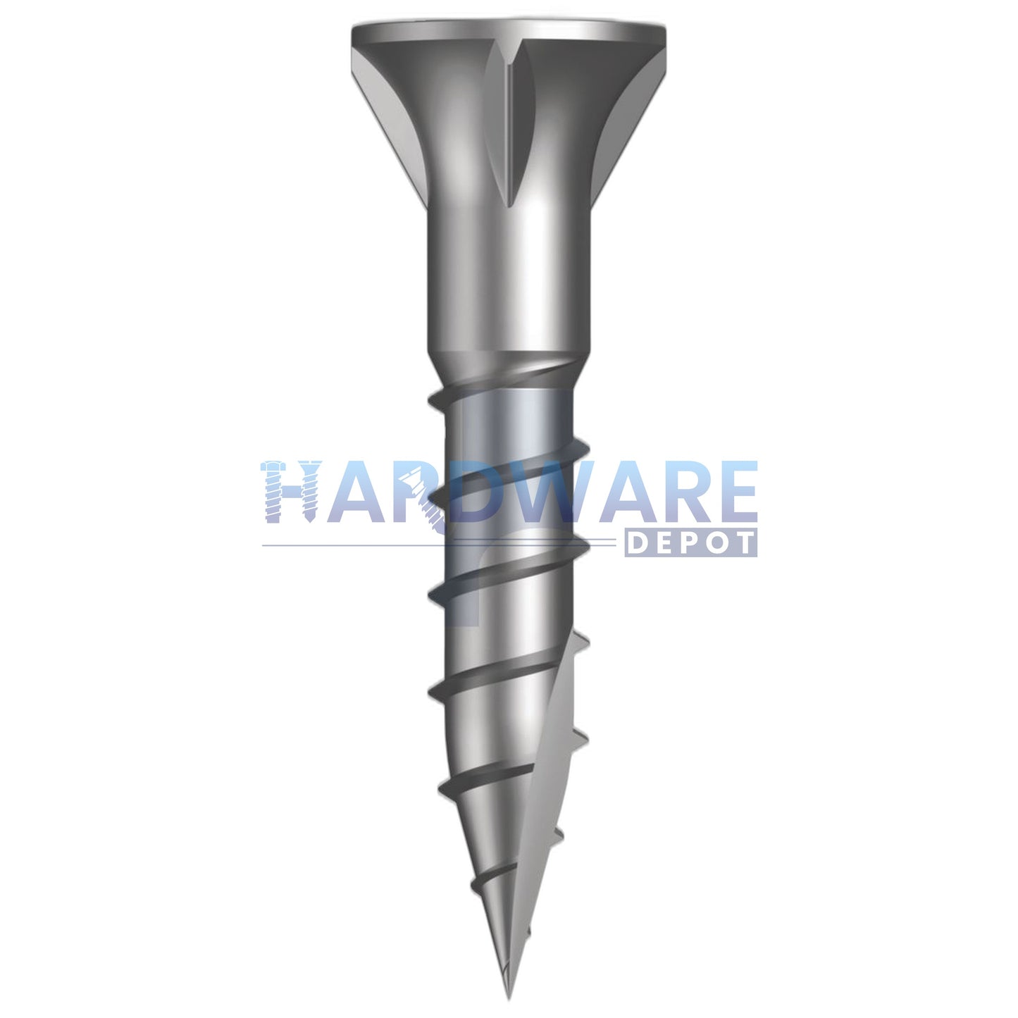 8g X 25mm T17 Bugle Ribbed Batten Screw SS316 Square Drive 100 Pack