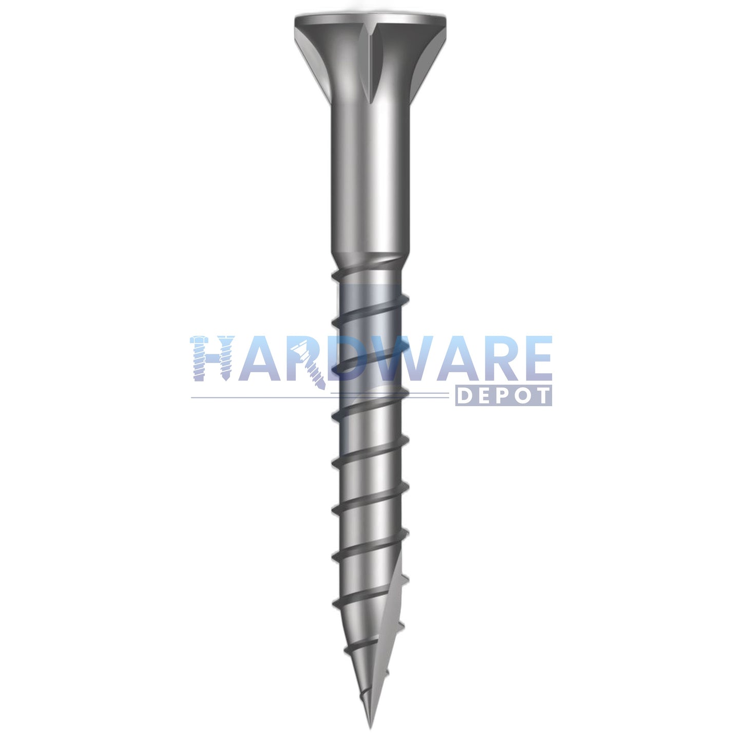 8g X 38mm T17 Bugle Ribbed Batten Screw SS316 Square Drive 100 Pack
