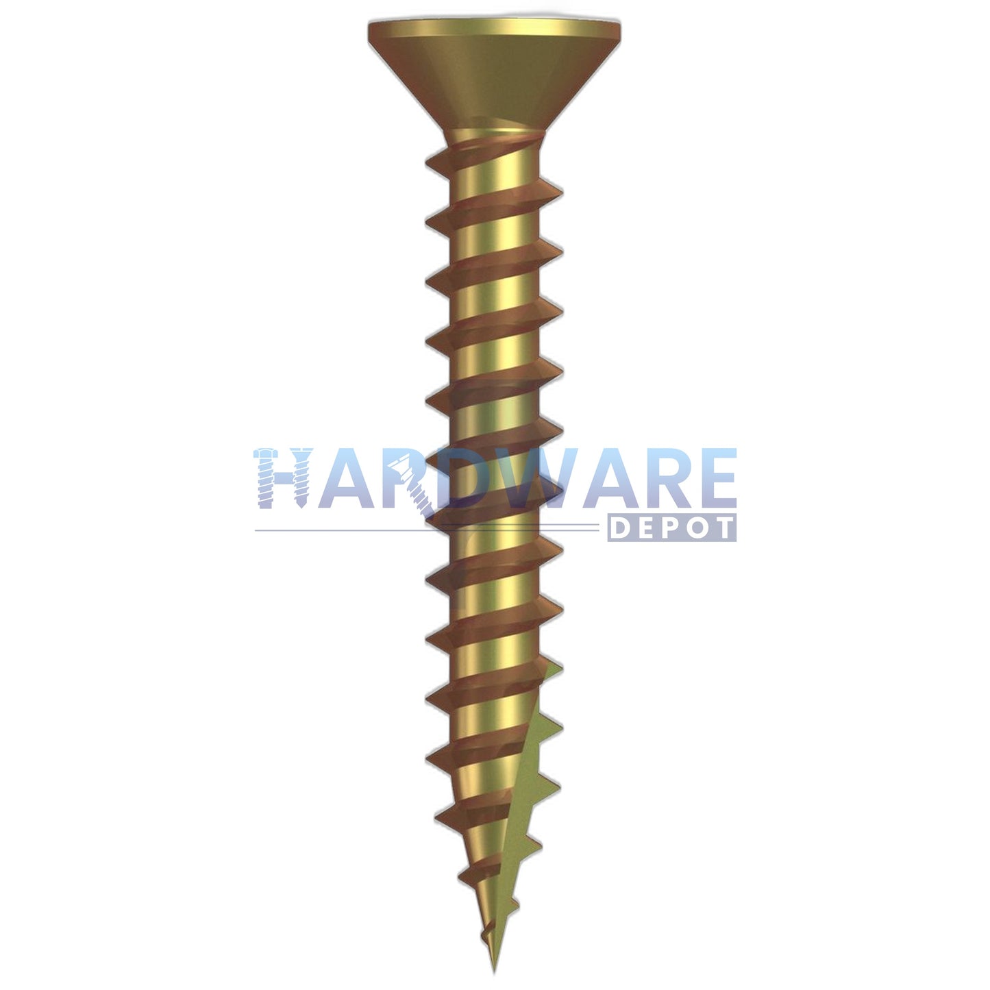 10g X 30mm T17 Countersunk Screw Zinc Yellow Phillips Drive 1000 Pack