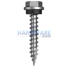 10g X 30mm T17 Hex Flange with Seal Roofing Screw +  Washer Galvanised C4 External Hex 1000 Pack