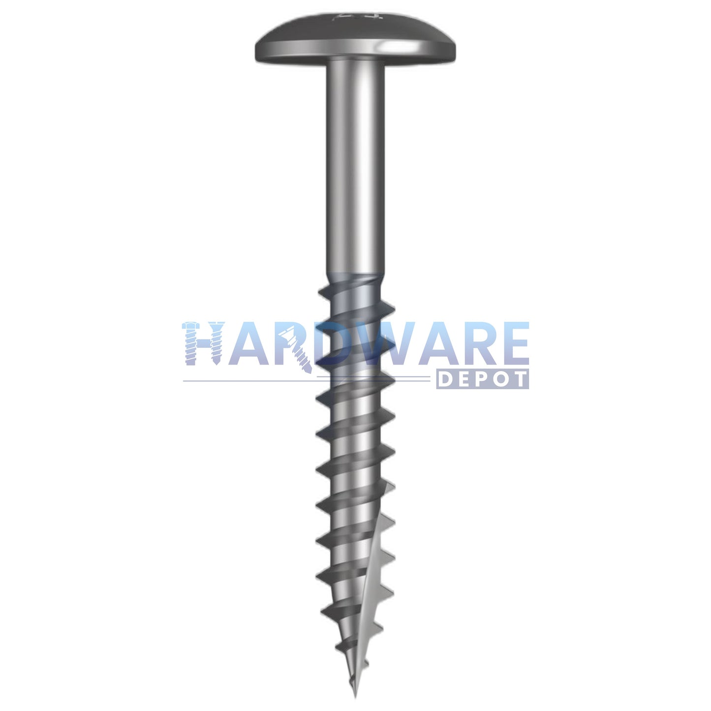 10g X 38mm T17 Button Screw SS316 Square Drive 1000 Pack