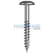 10g X 38mm T17 Button Screw SS316 Square Drive 1000 Pack