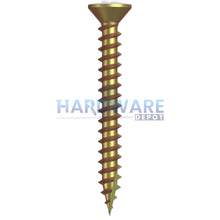 10g X 40mm T17 Countersunk Screw Zinc Yellow Phillips Drive 1000 Pack