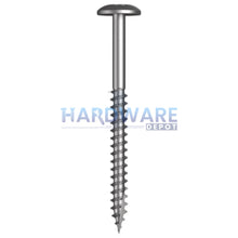 10g X 60mm T17 Button Screw SS316 Square Drive 1000 Pack