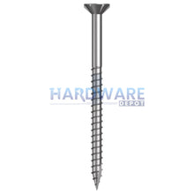 10g X 65mm T17 Countersunk 6 Ribs Decking Screw SS304 Square Drive 1000 Pack