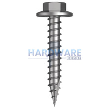 12g X 35mm T17 Hex Flange Roofing Screw Galvanised C4 External Hex 1000 Pack