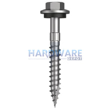 12g X 45mm T17 Hex Flange with Seal Roofing Screw + Washer + Shankguard Galvanised C4 External Hex 1000 Pack