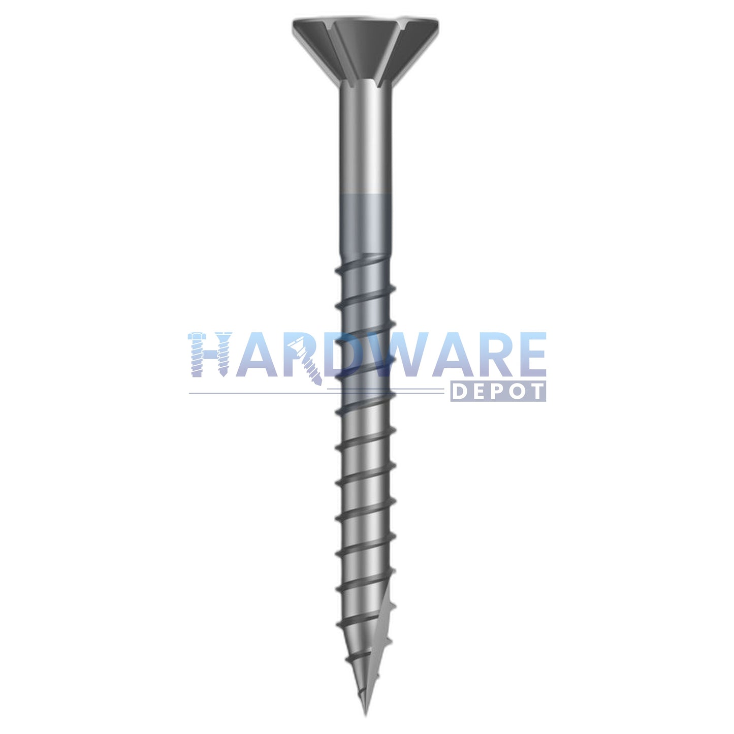 12g X 50mm T17 Countersunk Self-Embed Decking Screw SS304 Square Drive 500 Pack