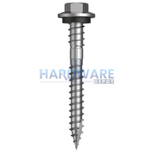 12g X 50mm T17 Hex Flange with Seal Roofing Screw + Washer + EPDM Weather Seal  + Shankguard Galvanised C4 External Hex 1000 Pack