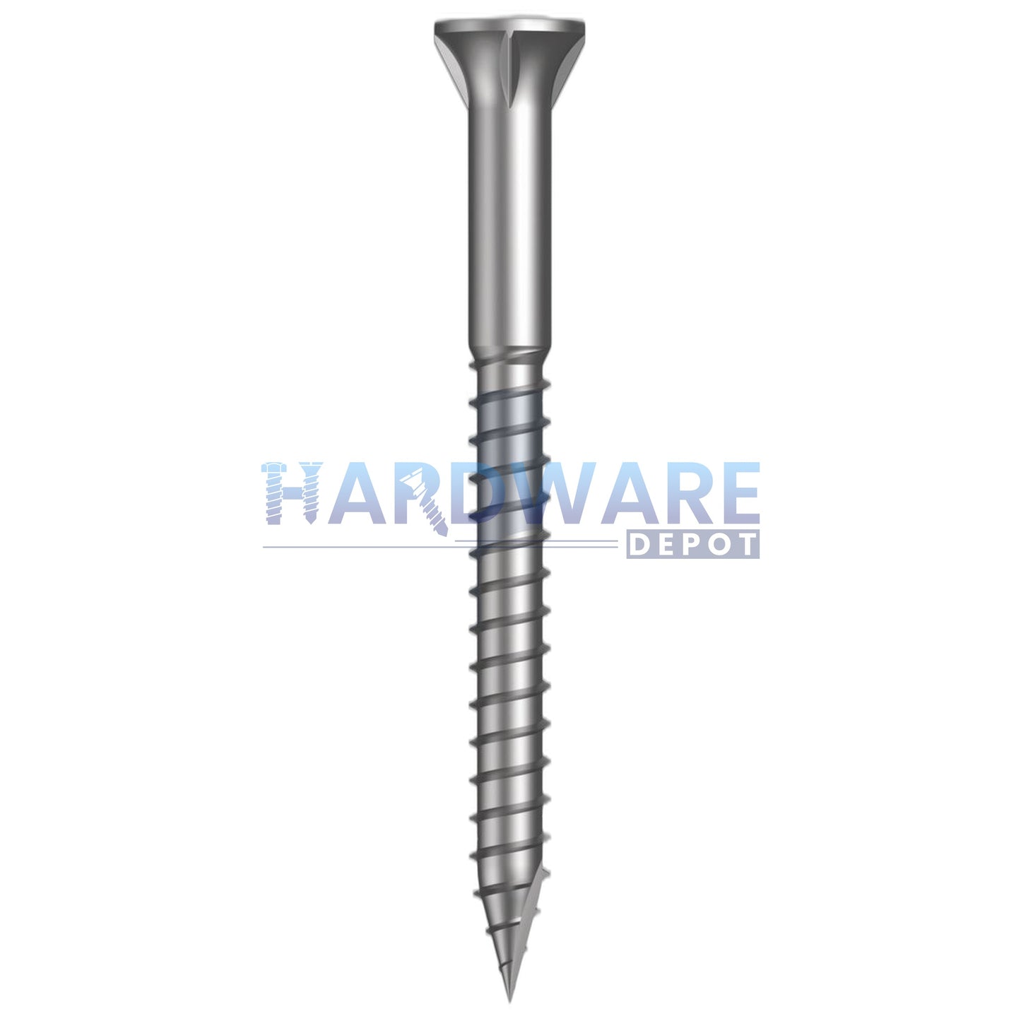 12g X 65mm T17 Bugle Ribbed Batten Screw SS316 Square Drive 100 Pack