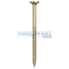 14g X 100mm T17 Bugle Ribbed Batten Screw Zinc Yellow Internal Hex 250 Pack