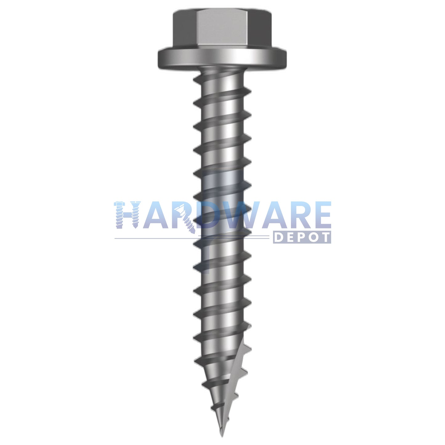 14g X 40mm T17 Hex Flange Roofing Screw Galvanised C4 External Hex Drive 1000 Pack