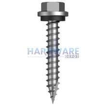 14g X 40mm T17 Hex Flange with Seal Roofing Screw +  Washer Galvanised C4 External Hex Drive 1000 Pack