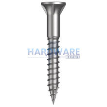 14g X 50mm T17 Bugle Ribbed Batten Screw SS316 Square Drive 100 Pack