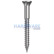 14g X 65mm T17 Bugle Ribbed Batten Screw SS316 Square Drive 100 Pack