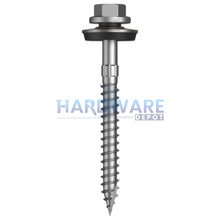 14g X 65mm T17 Cyclone Hex Flanged with Aluminum Seal Roofing Screw + Multi Seal + Shankguard Galvanised C4 External Hex Drive 250 Pack