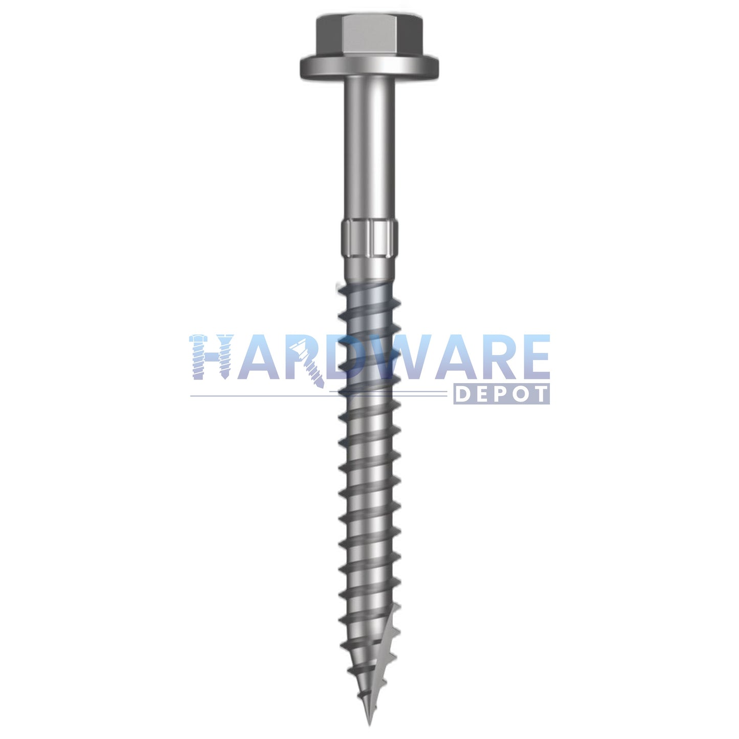 14g X 65mm T17 Hex Flange Roofing Screw + Shankguard Galvanised C4 External Hex Drive 500 Pack