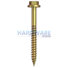 14g X 65mm T17 Hex Flange Roofing Screw Zinc Yellow External Hex Drive 500 Pack