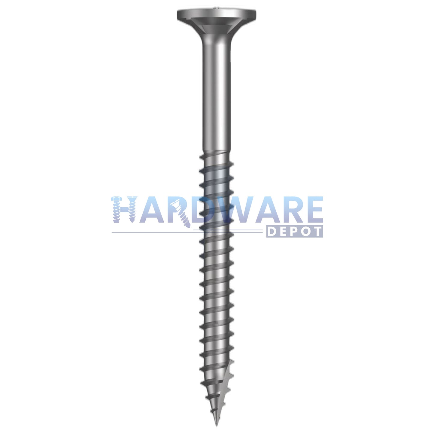 14g X 75mm T17 Bugle Ribbed Batten Screw Galvanised C3 Internal Hex 500 Pack
