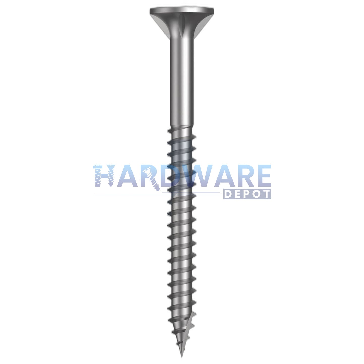 14g X 75mm T17 Bugle Ribbed Batten Screw SS304 Internal Hex 500 Pack