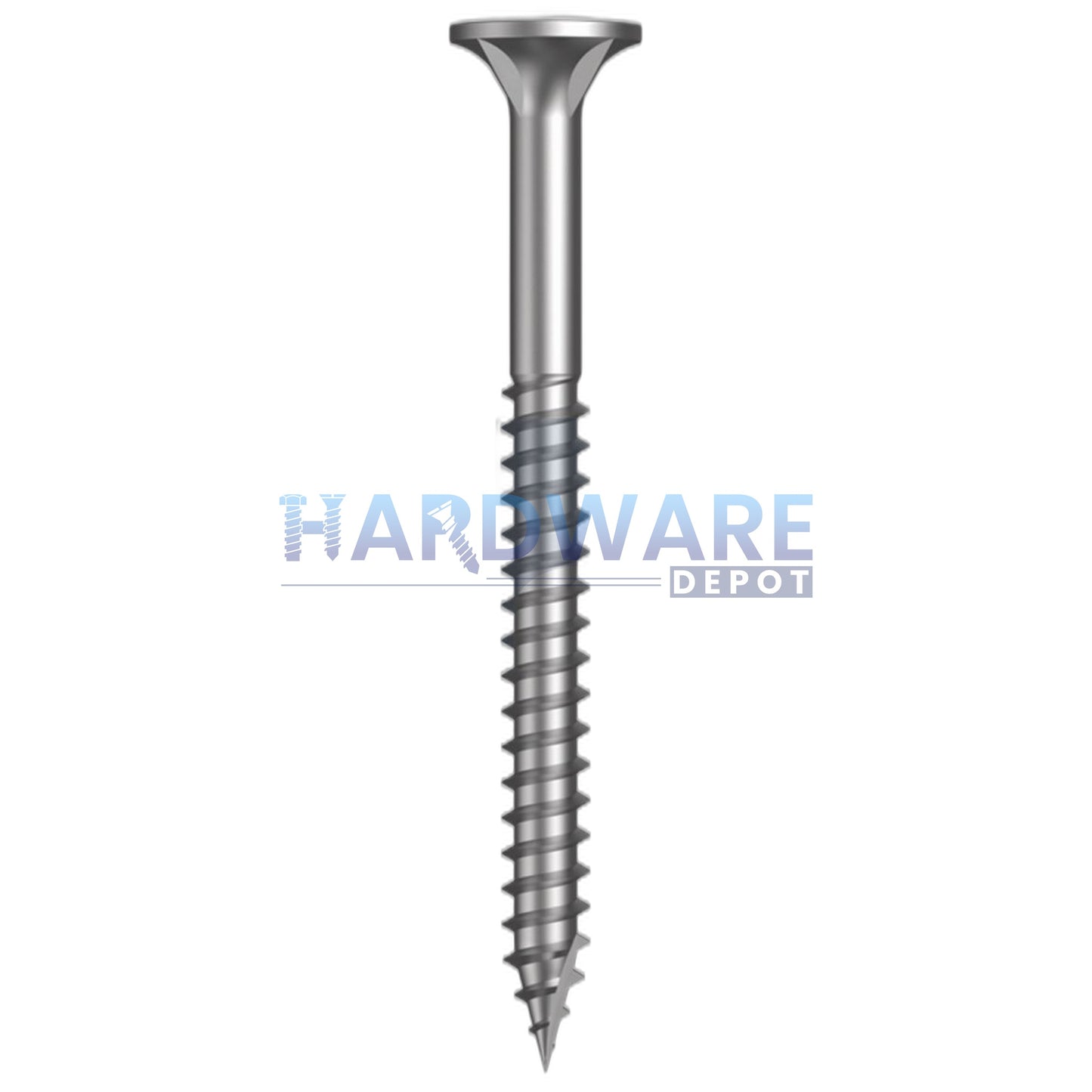 14g X 75mm T17 Bugle Ribbed Batten Screw SS316 Internal Hex 500 Pack