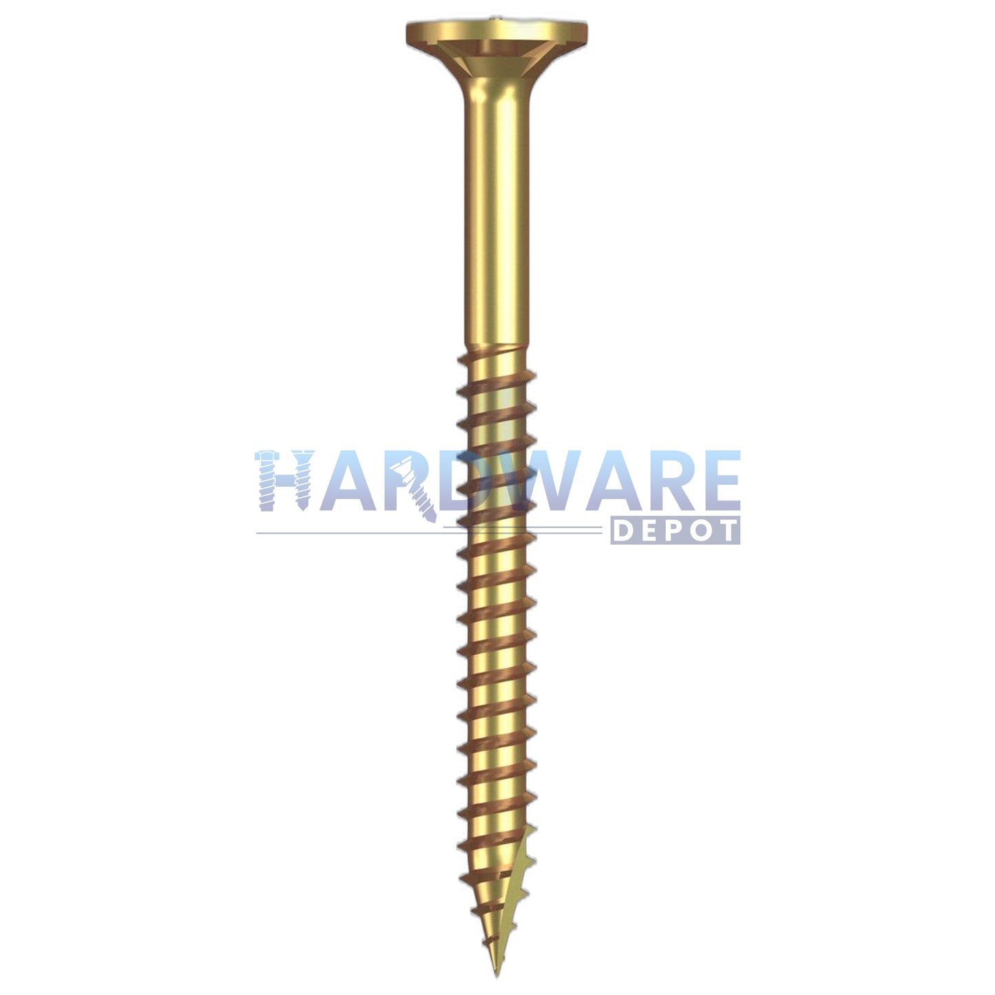 14g X 75mm T17 Bugle Ribbed Batten Screw Zinc Yellow Internal Hex 500 Pack