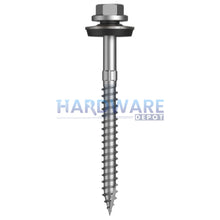 14g X 75mm T17 Cyclone Hex Flanged with Aluminum Seal Roofing Screw + Multi Seal + Shankguard Galvanised C4 External Hex Drive 250 Pack