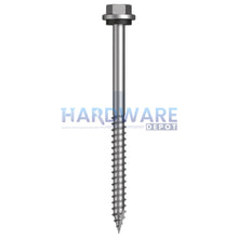 14g X 90mm T17 Hex Flange with Seal Roofing Screw +  Washer SS316 External Hex Drive 250 Pack