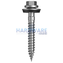 16g X 55mm T17 Cyclone Hex Flanged with Aluminum Seal Roofing Screw + Multi Seal + Shankguard Galvanised C4 External Hex Drive 200 Pack