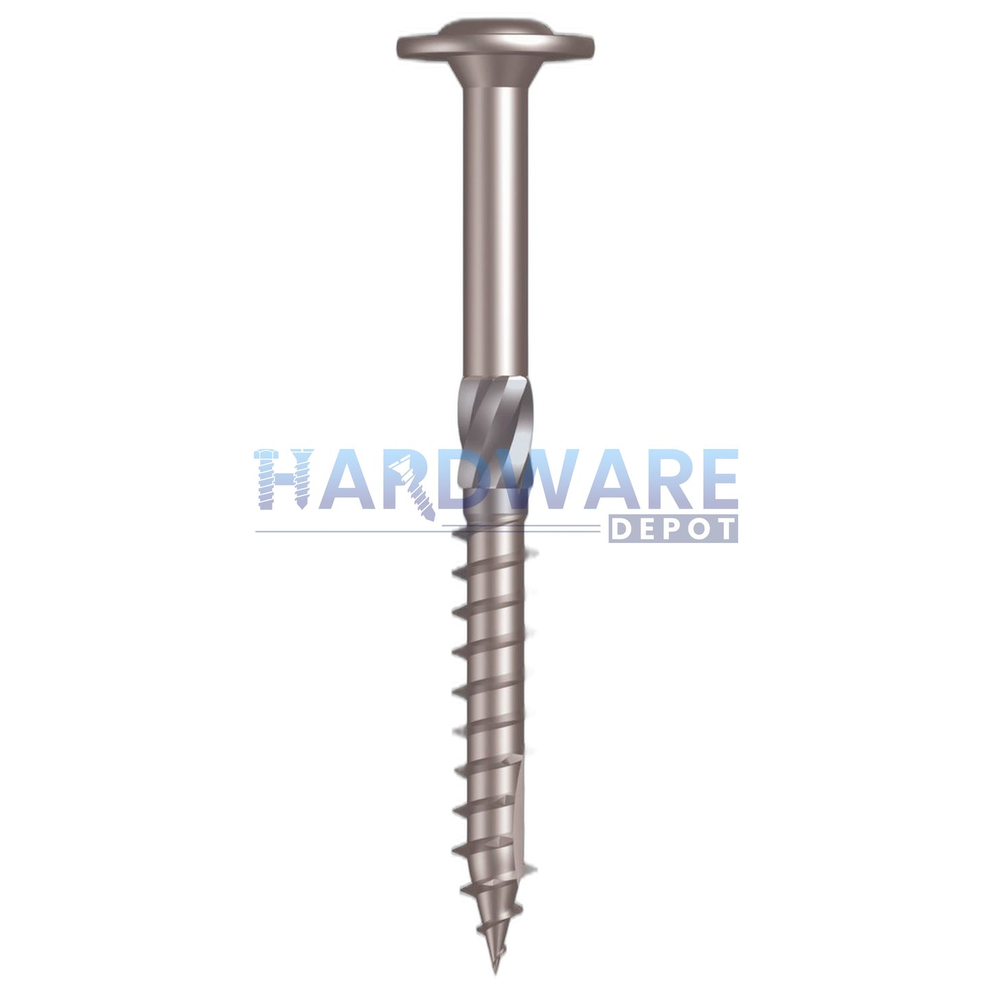 16g X 75mm T17 Large Washer Button Screw Galvanised C3 External Hex Drive 250 Pack