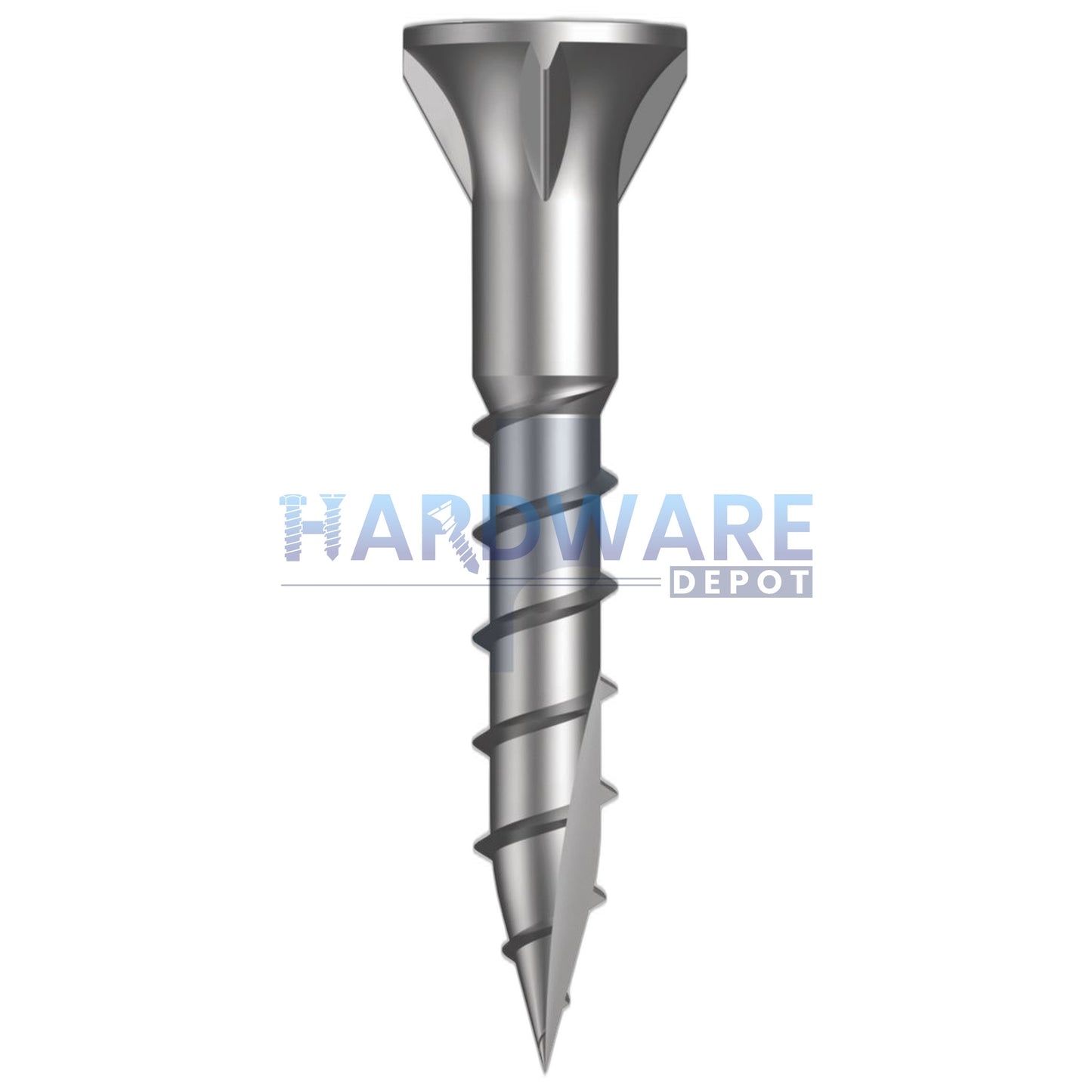 6g X 25mm T17 Bugle Ribbed Batten Screw SS316 Square Drive 100 Pack