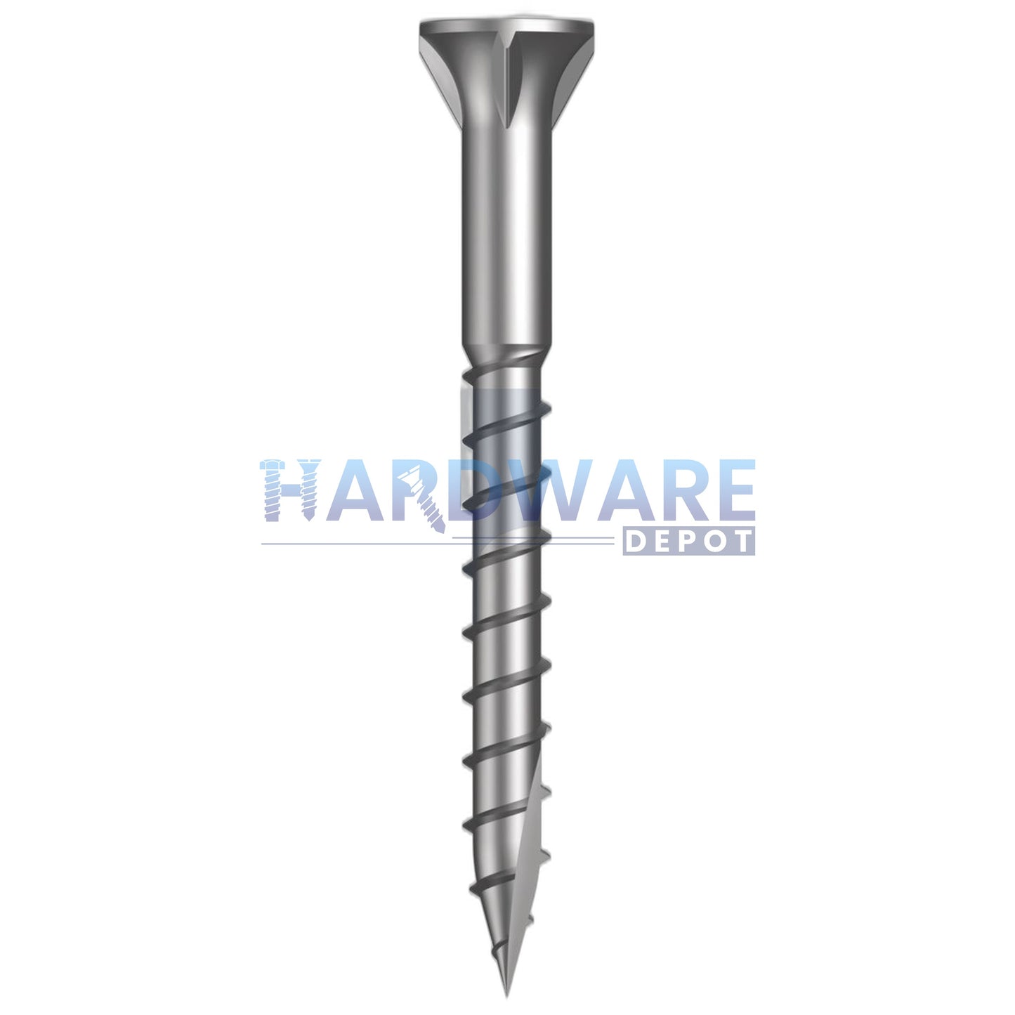 6g X 38mm T17 Bugle Ribbed Batten Screw SS316 Square Drive 100 Pack