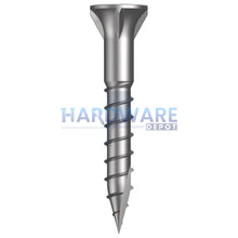 8g X 32mm T17 Bugle Ribbed Batten Screw SS316 Square Drive 100 Pack